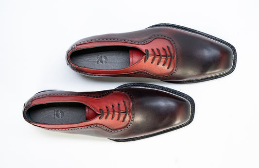 Oxford shoes with close lacing Goodyear Welted