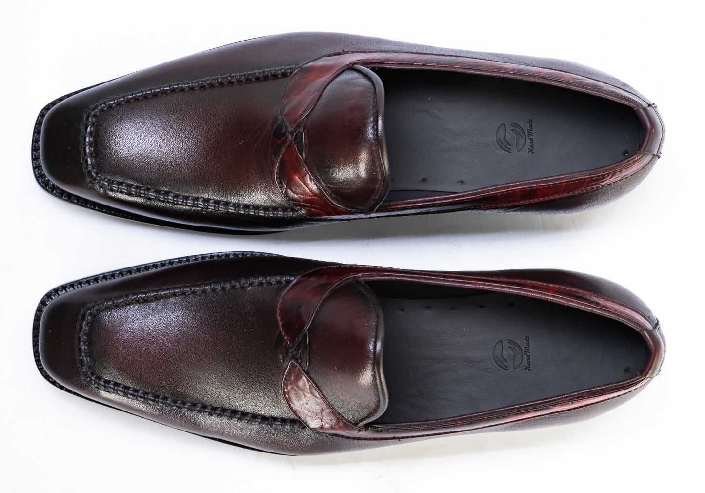 handmade leather Loafers shoes Goodyear welted