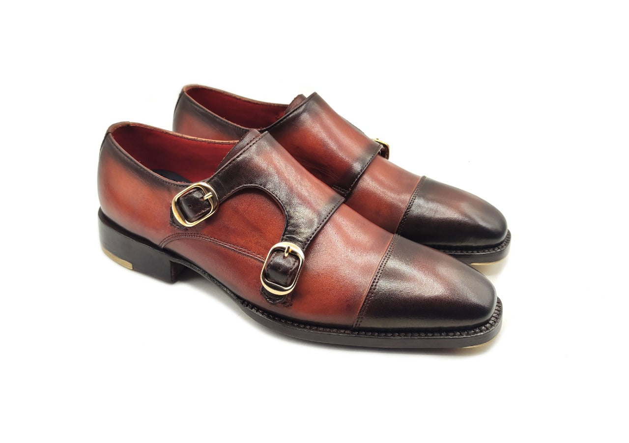 Double Buckle Monk Strap