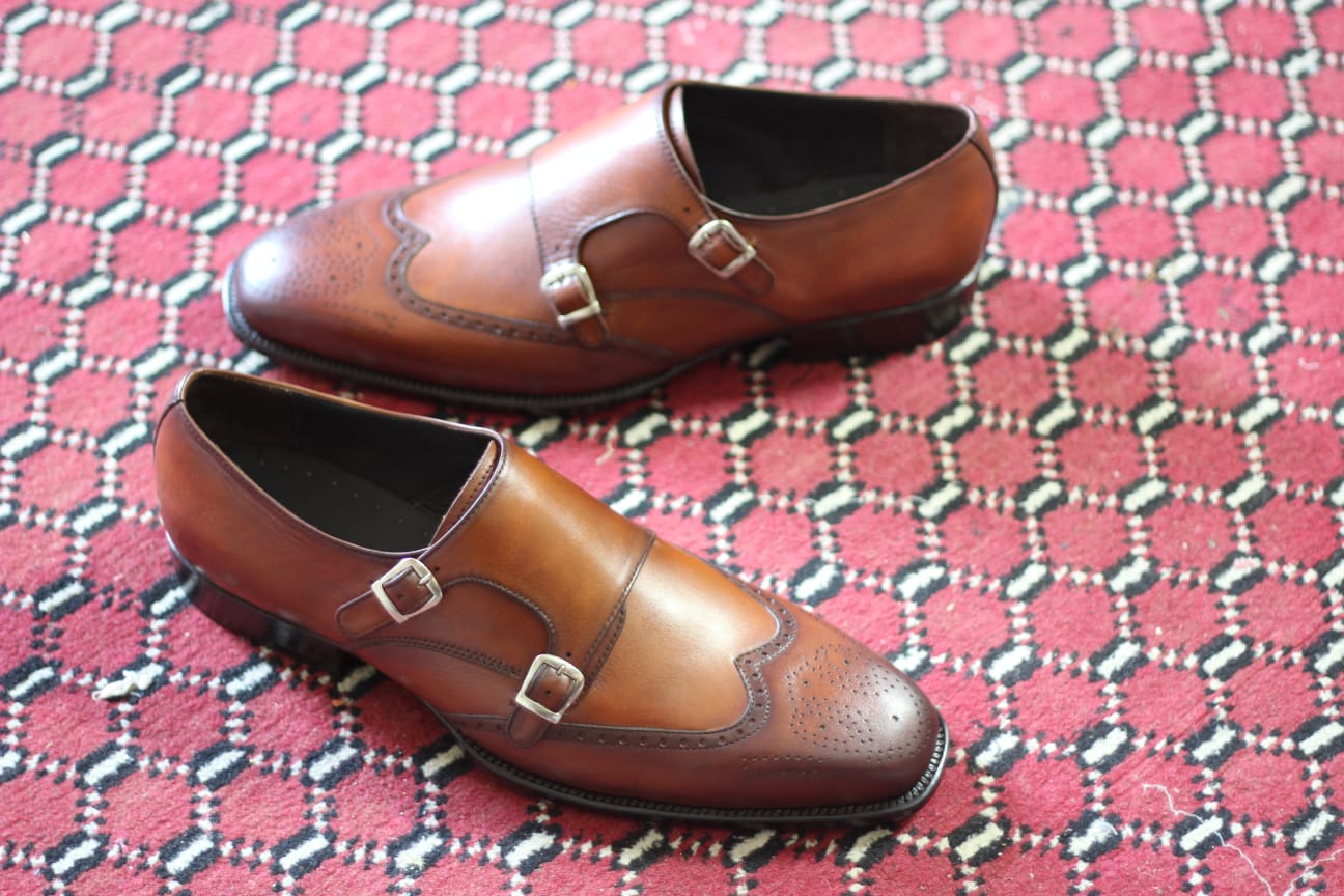 Wingtip Double Monk Strap